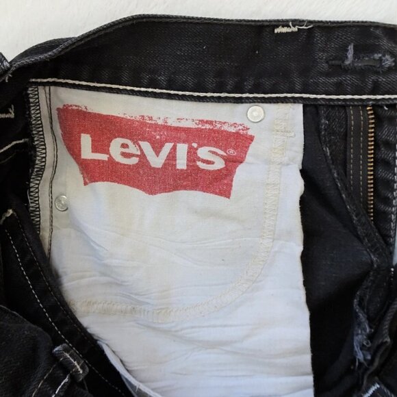 Levi's 511 Skinny Jeans Men's Size 30x30 Black Denim Cotton - Picture 7 of 8